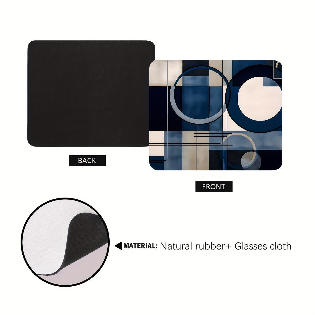 Small Desktop Mouse Pad for Home and Office