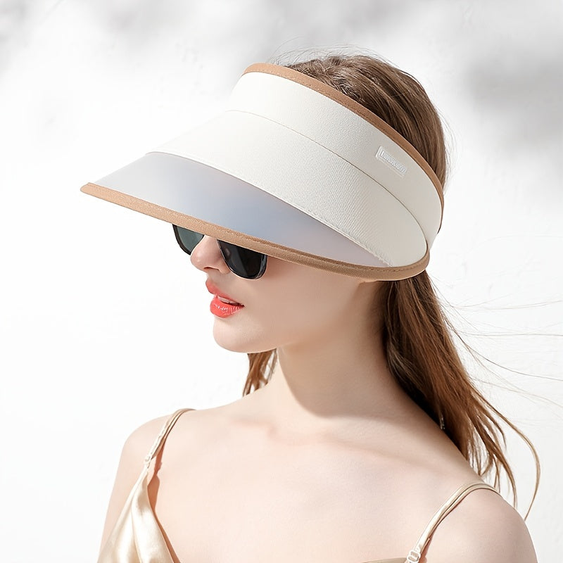 Breathable Wide Brim Visor UV Sun Hat for Outdoor Cycling