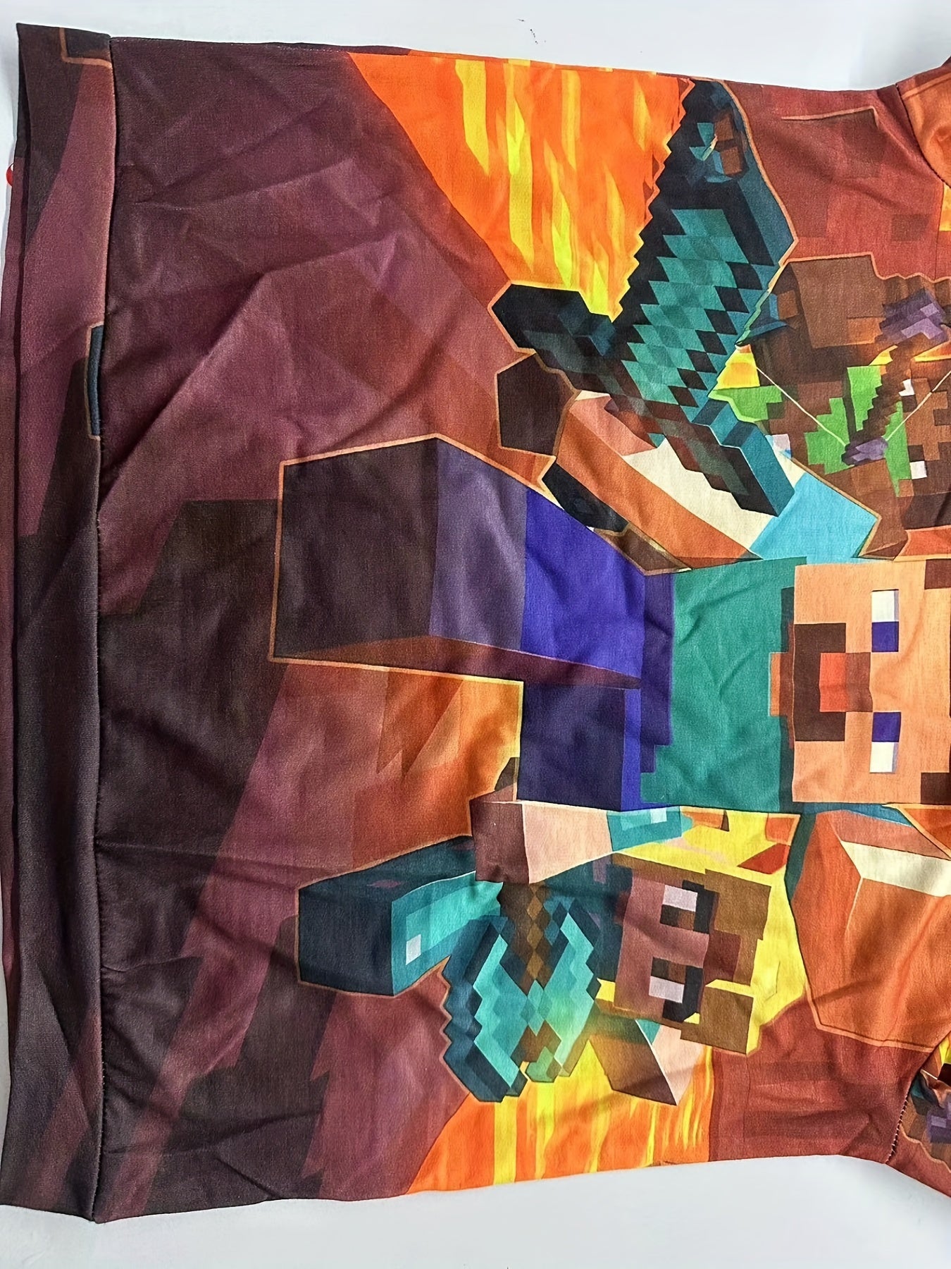 Kids Pixel Hooded 3D Printed Sweatshirt