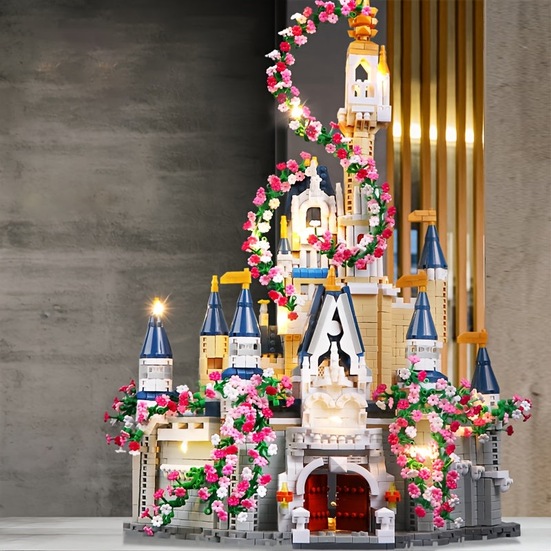 Sakura Garden Princess Castle Building Blocks Set - 5210pcs
