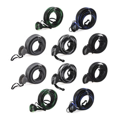 10pcs Leofishing Fishing Rod Sleeve 74 8in Braided Mesh Rod Cover with Straps