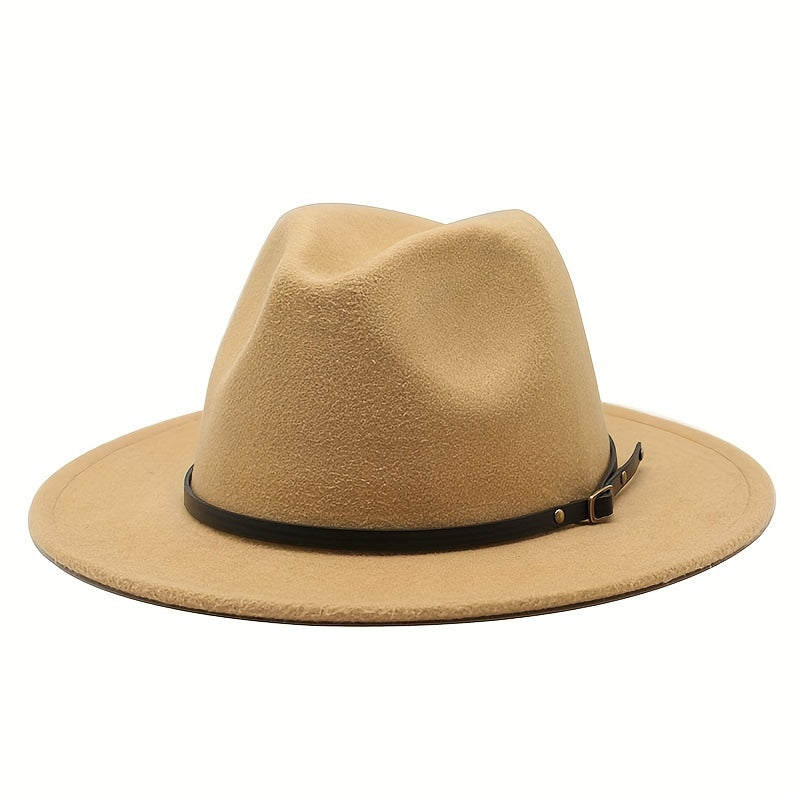 Retro Breathable Fedora Cap for Men and Women