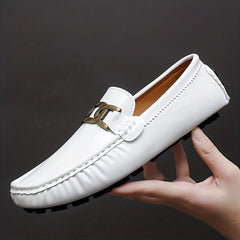 Men's Lightweight Horsebit Loafers - Non Slip Casual Shoes