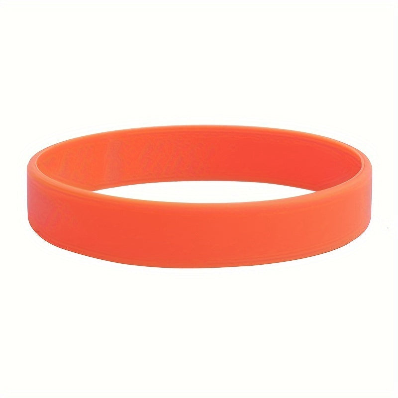 Silicone Rubber Wristband Cuff Bracelet Sports