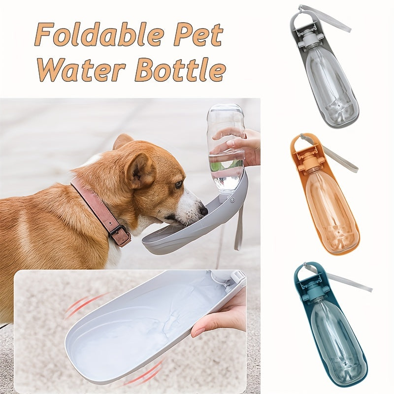 Foldable Pet Water Bottle Portable Drinking Feeder for Dogs and Cats