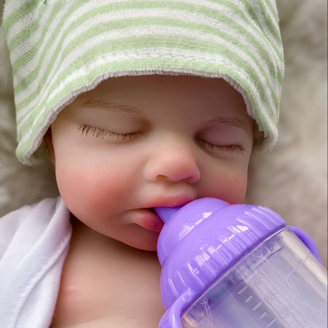 6inch Full Body Silicone Bebe Reborn Doll Lifelike Newborn Doll