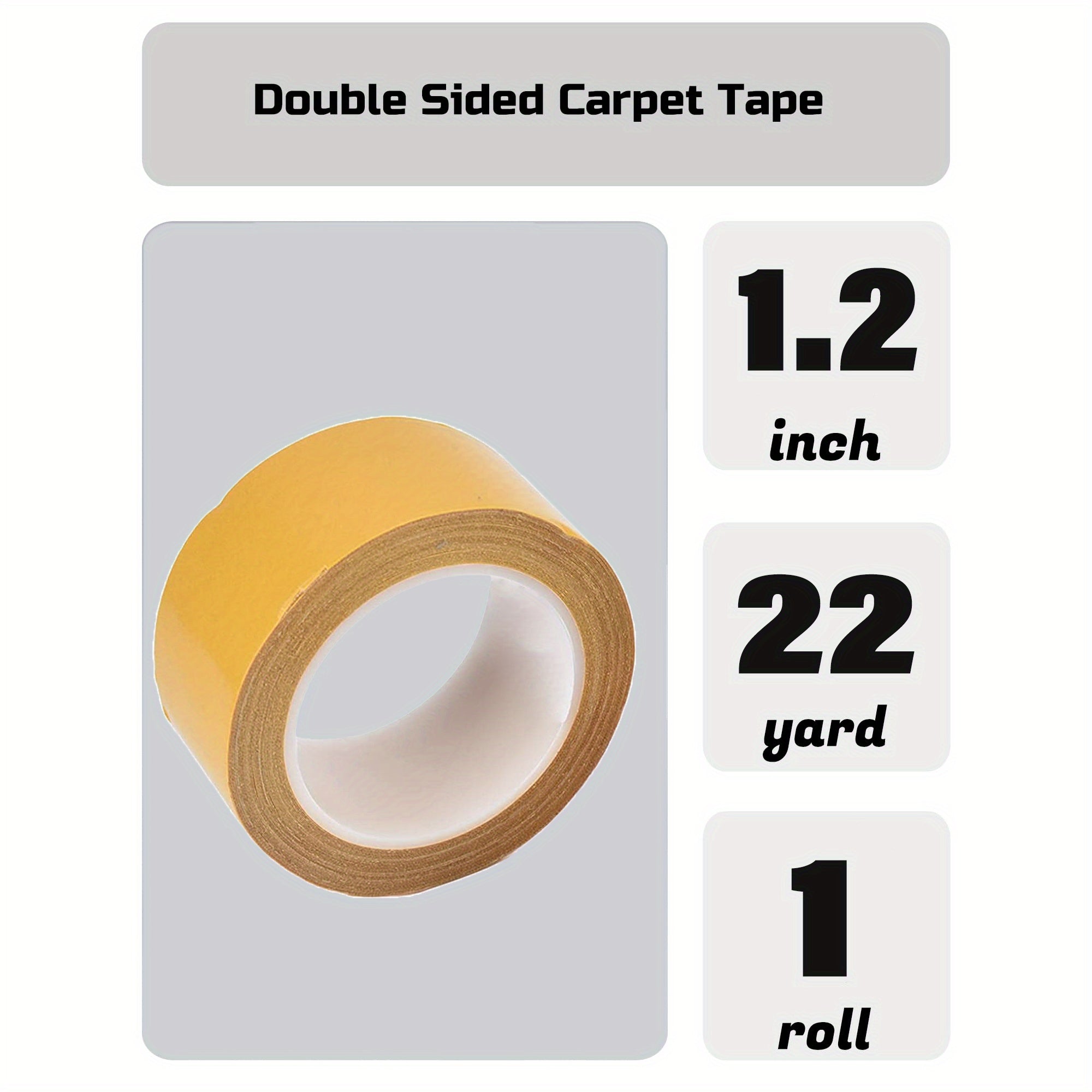 Double Sided Carpet Tape for Area Rugs Hardwood Floors