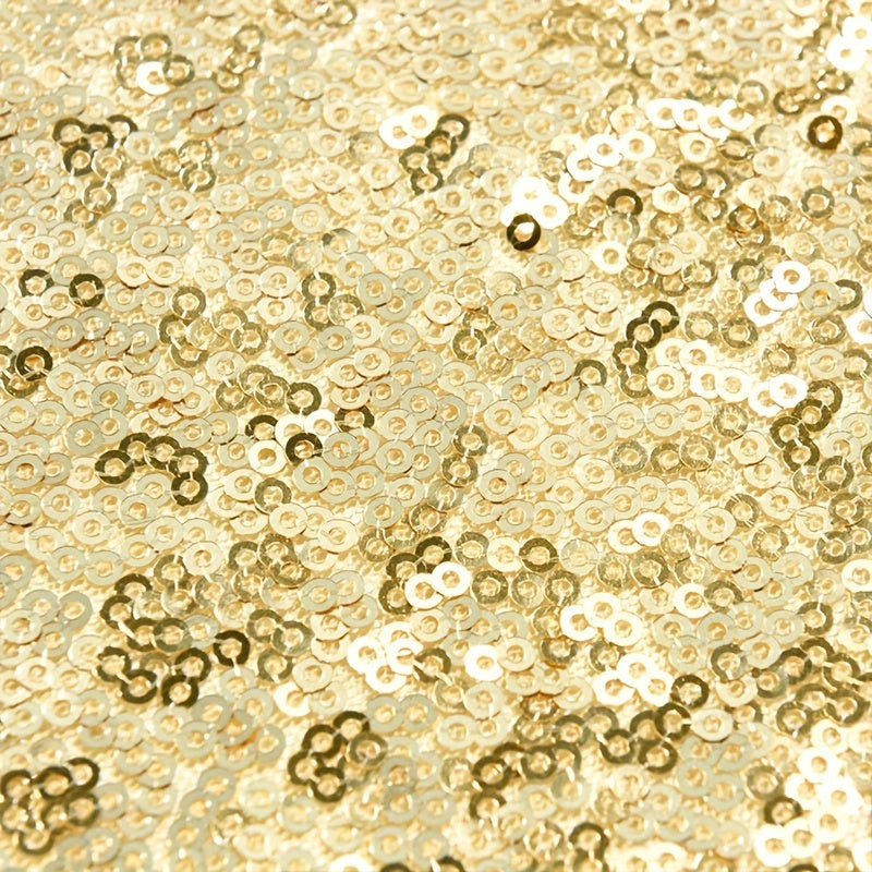 Golden Sequin Table Cover Christmas Party Wedding Decoration