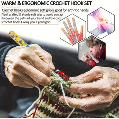 Crochet Set Soft Pottery Crochet Beginners DIY Wool Knitting Tools