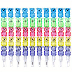 12pcs Stackable Bear Pencils Back to School Supplies Kids Party Favors