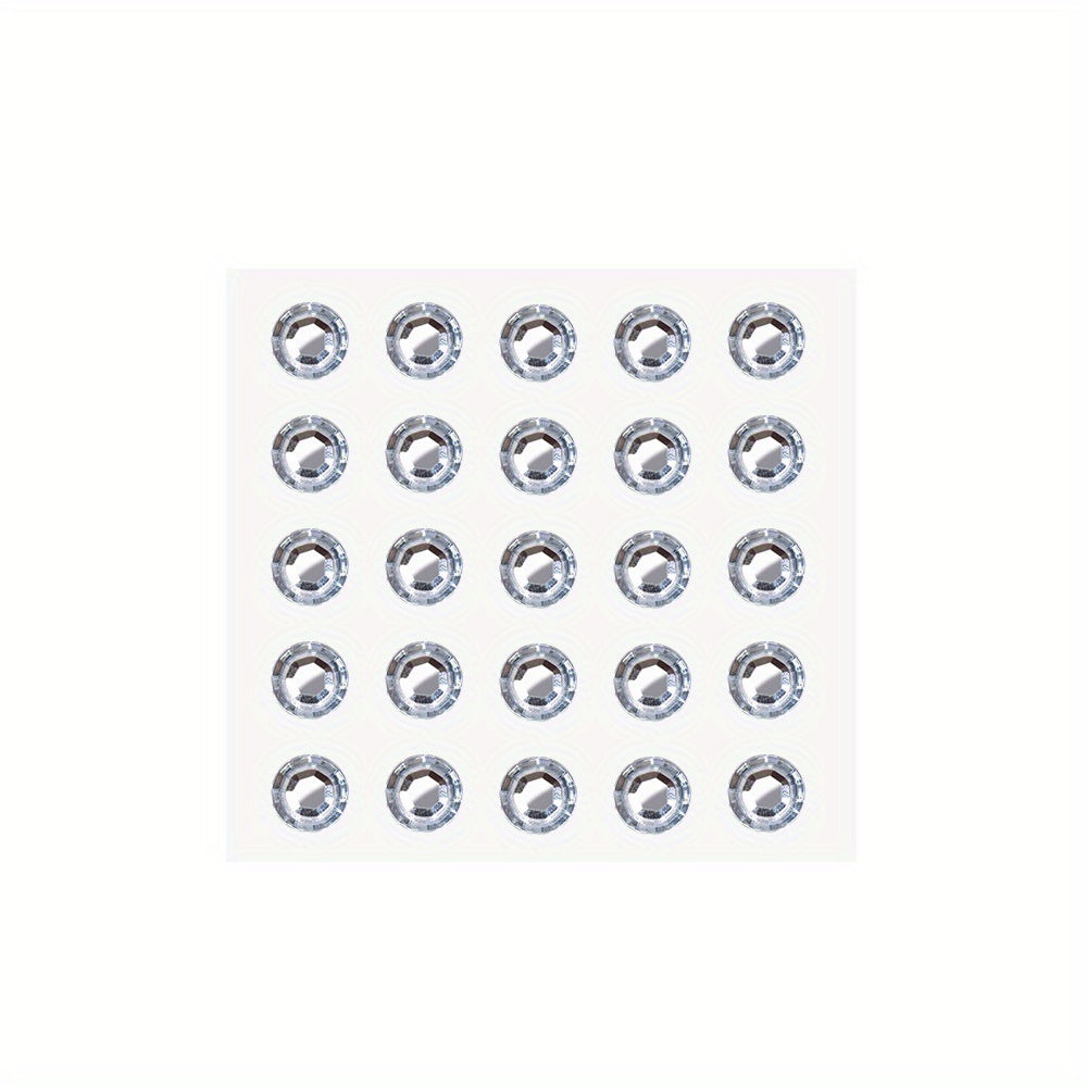 Transparent Gemstone Stickers For Face - Self Adhesive Rhinestones