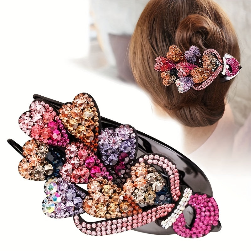 Rhinestone Large Duckbill Clip Hairpin Headdress Hair Accessories