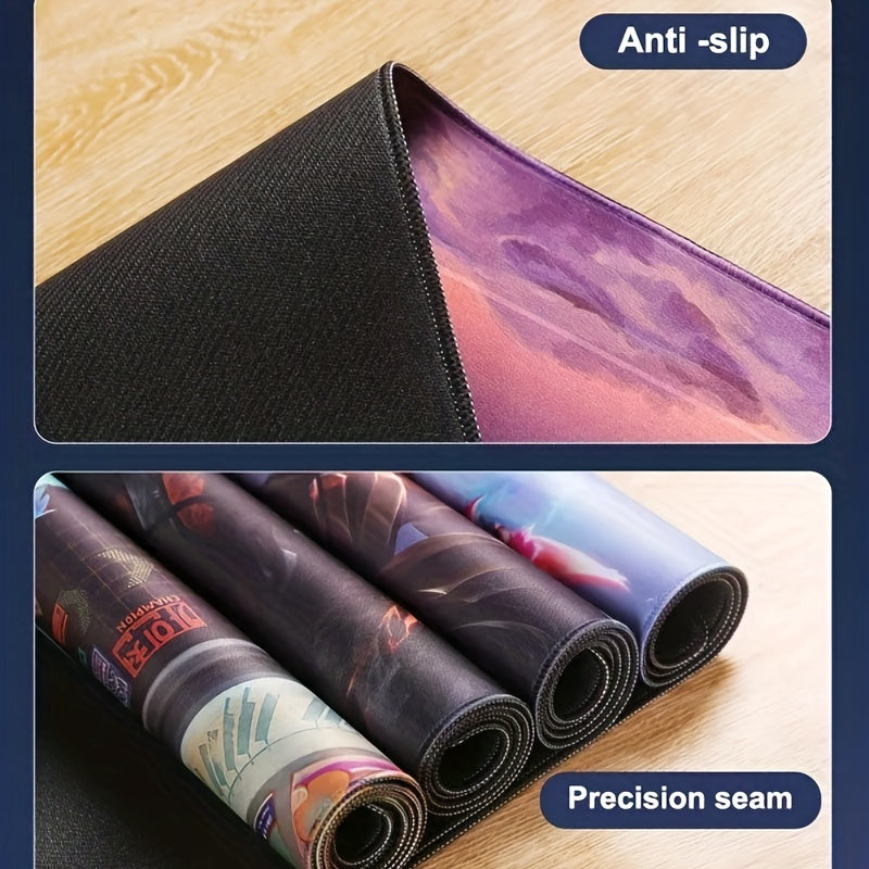 Cartoon Rubber Thickened Edge Large Mouse Pad - E Sports Game Table Pad