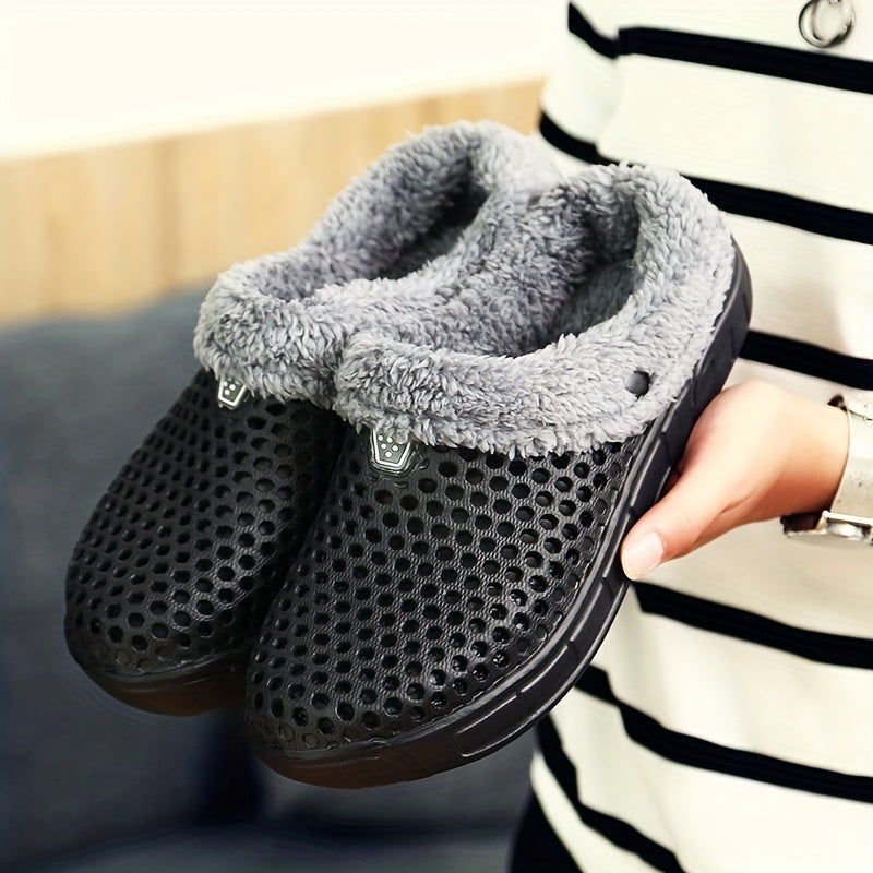 Women's Plush Lined Slip On Clogs - Cozy & Chic Shoes