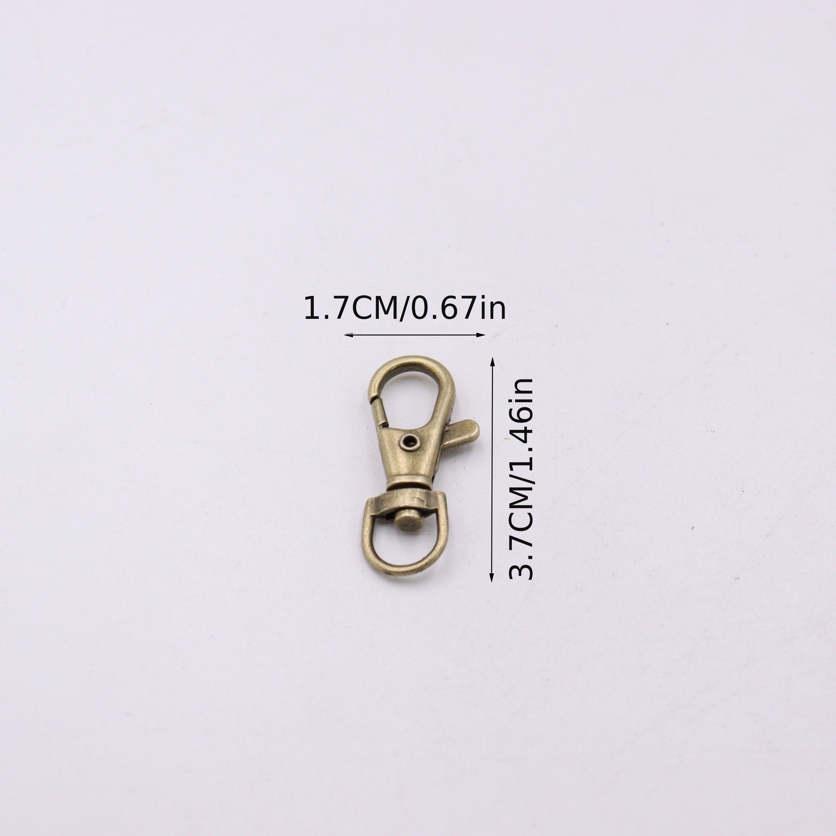 50pcs Vintage Lobster Clasp Pendants DIY Jewelry Accessory