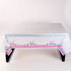 Unicorn Tablecloth for Birthday Party Decoration
