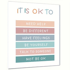 Inspirational Wall Decor Poster 8x10 - Motivate and Uplift Yourself