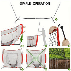 Baseball Softball Hitting Practice Net Training Aid