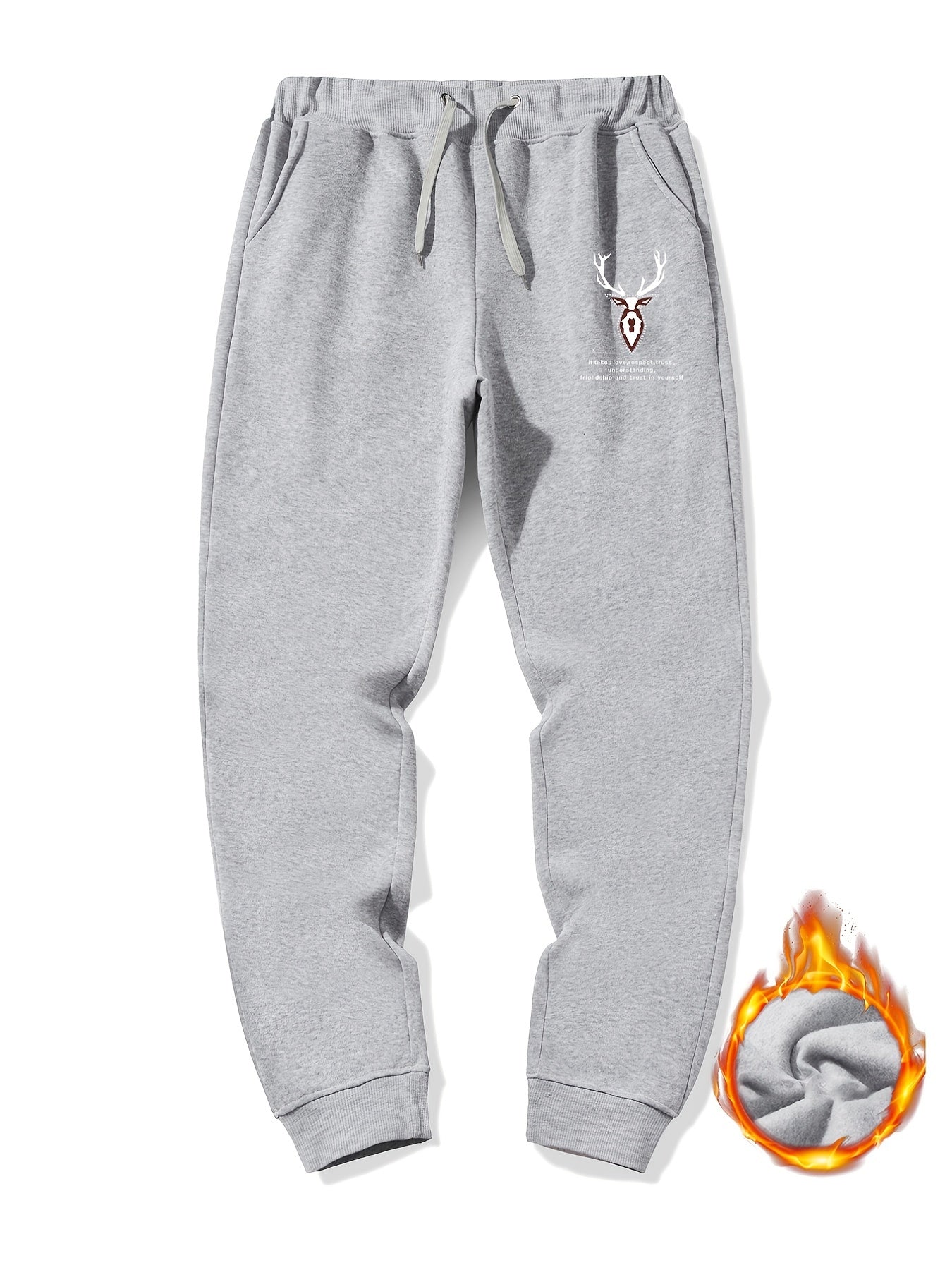 Men's Elk Sherpa Fleece Active Sweatpants