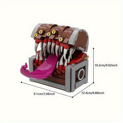 Dragon Dungeon Treasure Chest Monster Block Toy Gift Model
