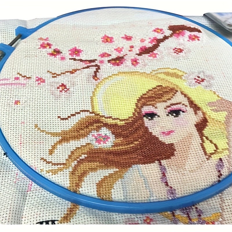 5pcs Multicolorful Embroidery Hoops for Cross Stitch Sewing DIY Crafts