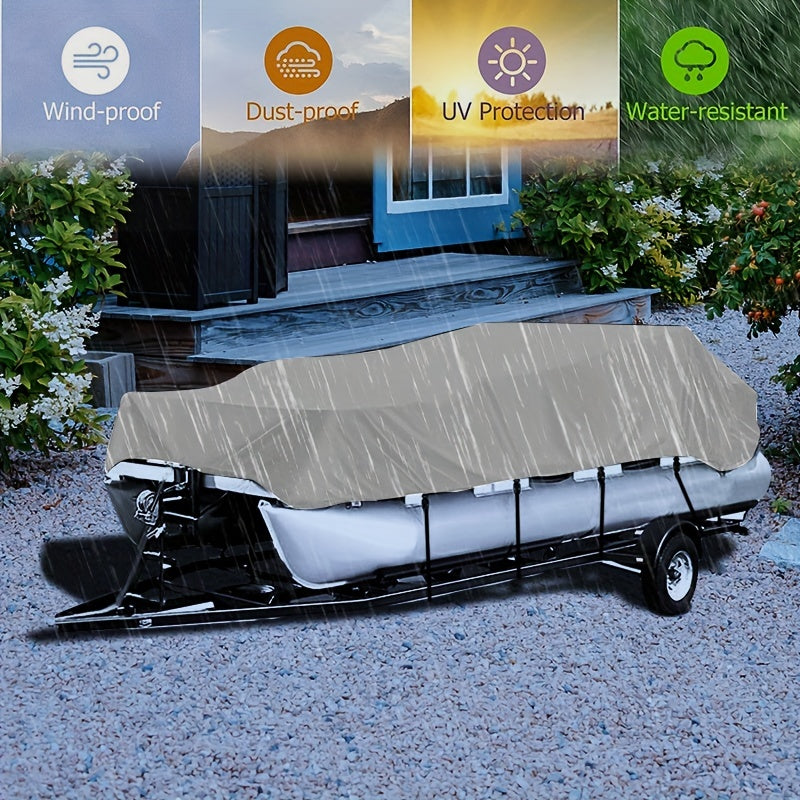 Universal Waterproof Polyester Boat Cover For Trailerable Boat