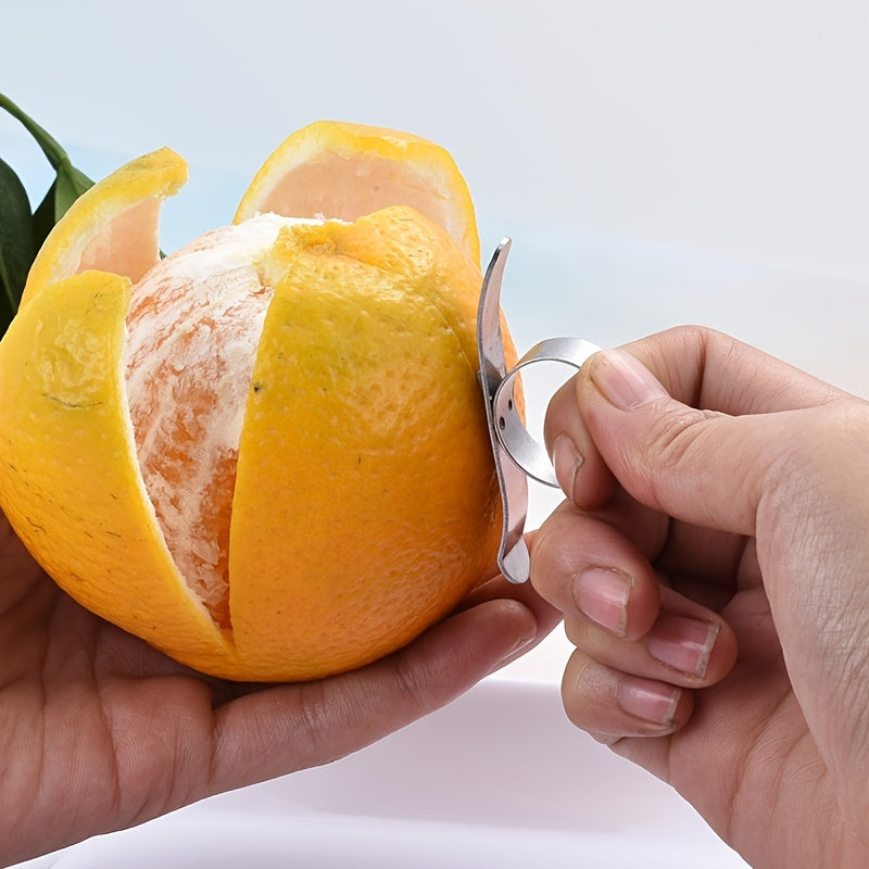 Stainless Steel Orange Peeler for Kitchen - Easy to Use and Clean