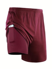 Men's Quick Dry Running Shorts With Pockets
