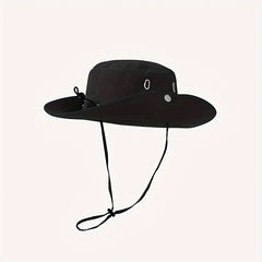 Wide Brim Sun Protection Bucket Cap for Climbing Fishing Cycling