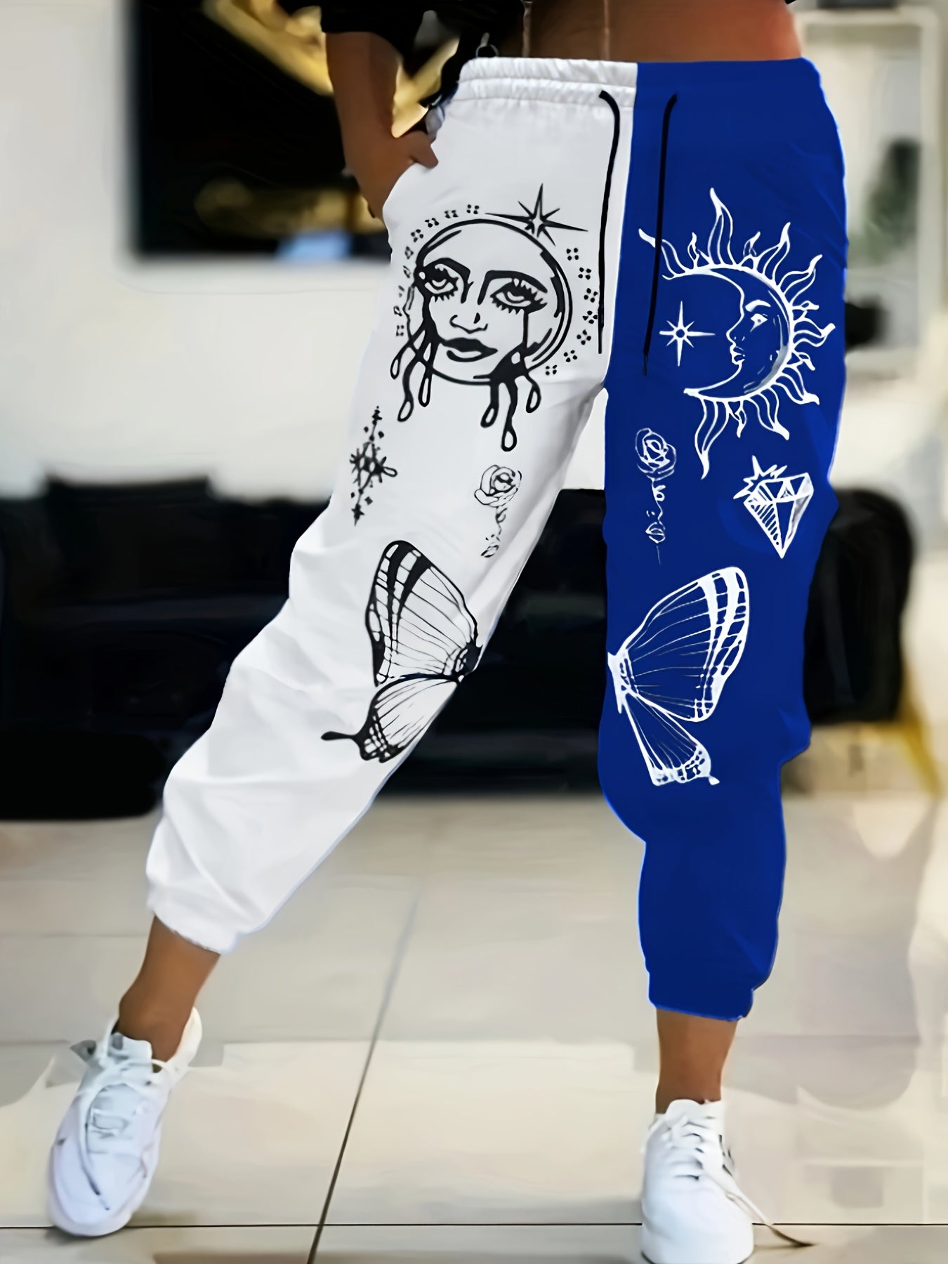 Women's Plus Sun & Moon Colorblock Trousers