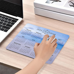 Calendar Sky Ocean Mousepad Non Slip Rubber Base Mouse Pad