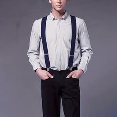 Men's Adjustable Elastic Suspenders with Comfortable Straps
