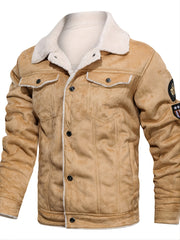 Men's Fur Integrated Thermal Jacket For Winter