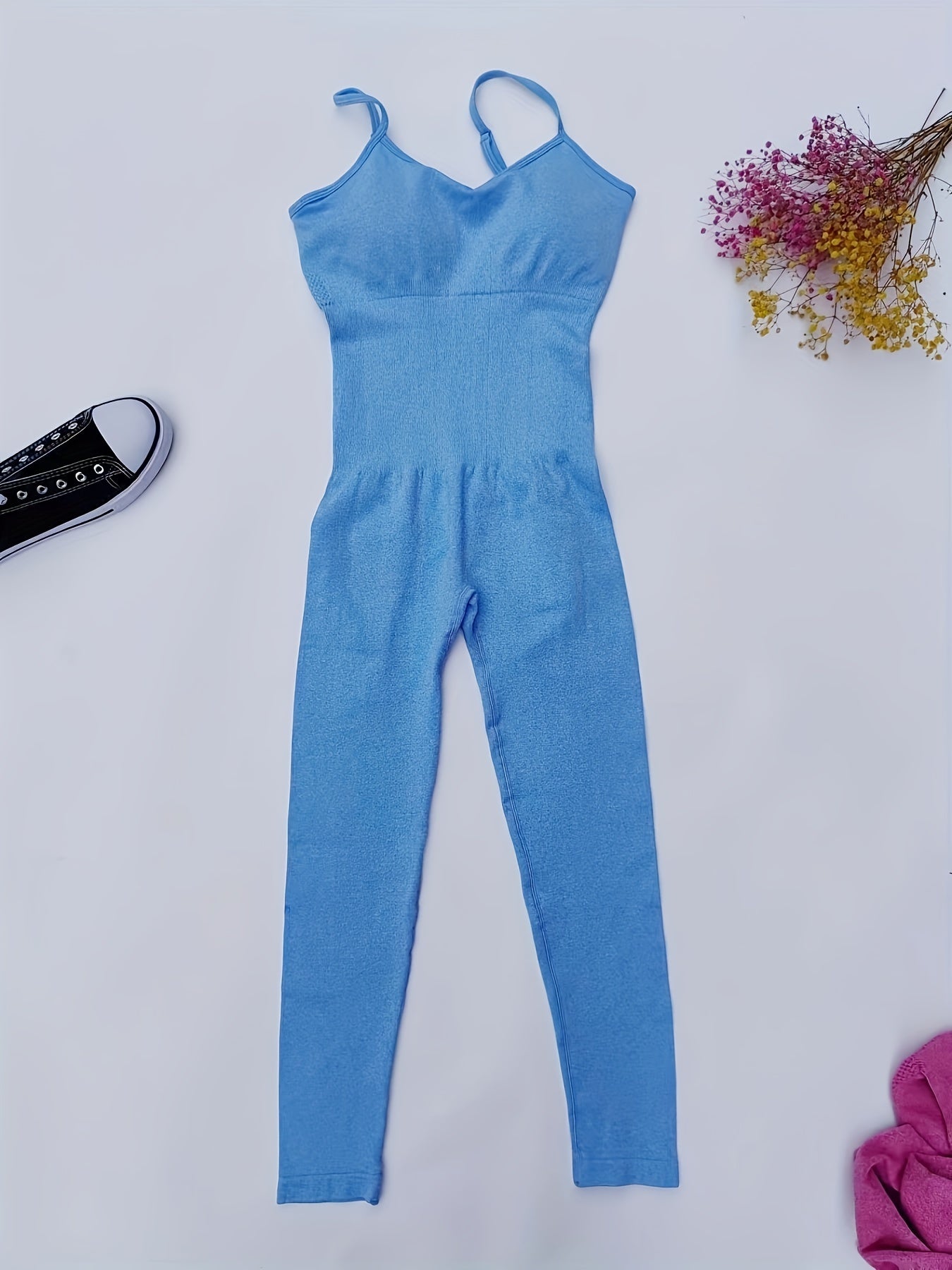 Seamless Stretch Sportswear Fitness Jumpsuit Yoga Wear Jumpsuit