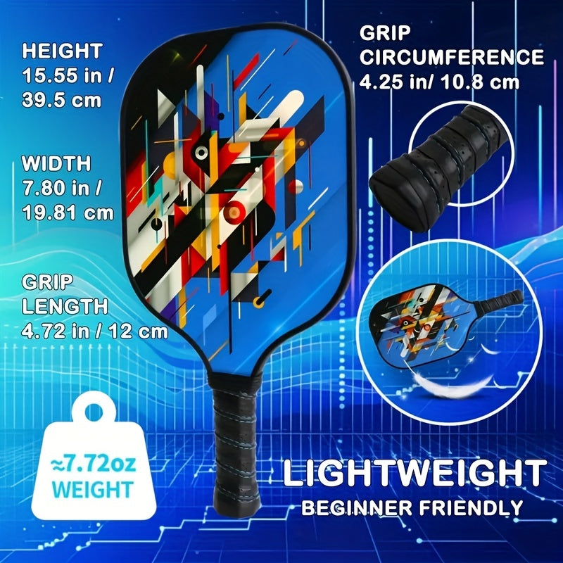 Pickle Ball Racket Set Glass Fiber PP Honeycomb Core Racket