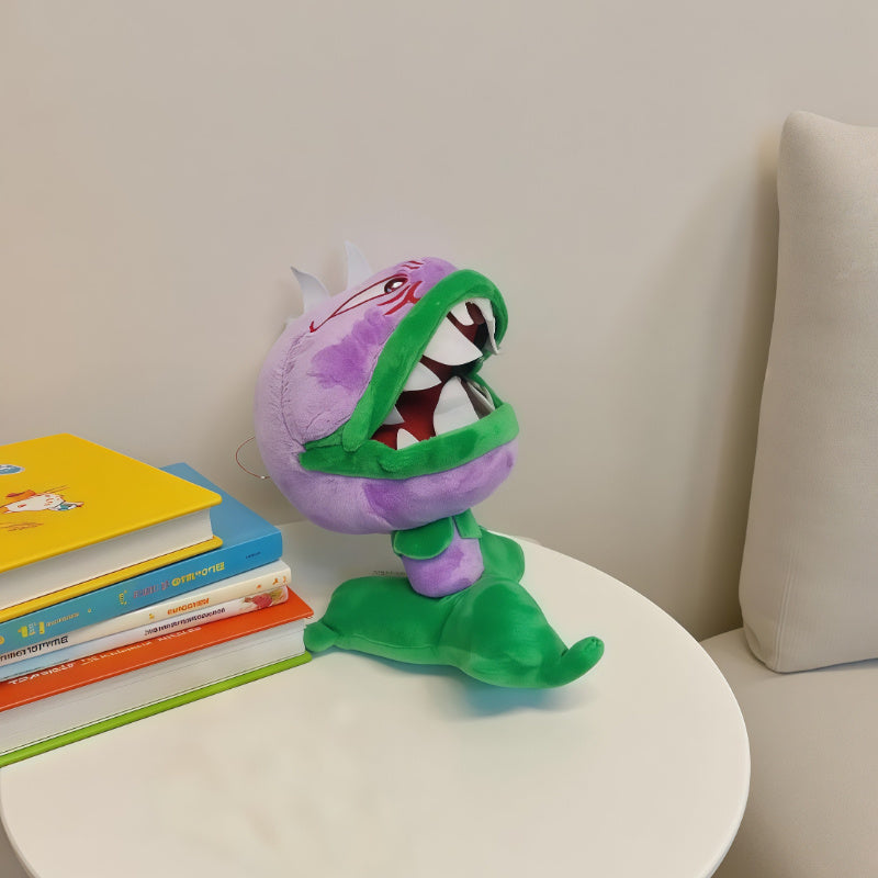 Plant-Eating Plush Doll with Expressive Eyes & Sharp Teeth Stuffed Animal