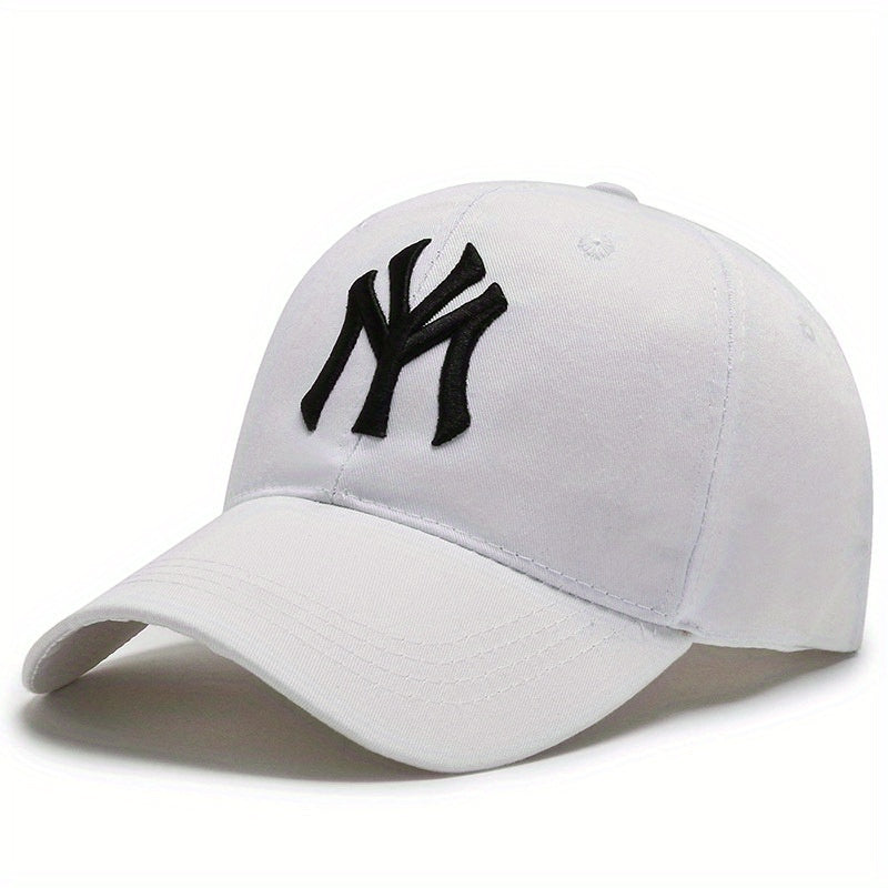 Embroidery Unisex Baseball Cap Solid Hip Hop Dad Hats Casual Adjustable Sun Hats