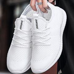 Men's Knit Running Shoes Lightweight Athletic Sneakers