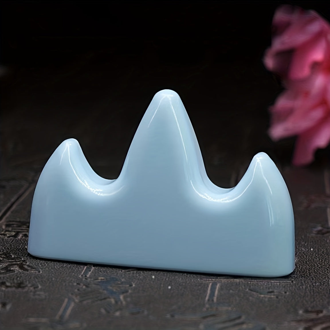 2pcs Mountain Shape Pen Shelf Antique Creative Pen Bracket