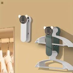 Telescoping Hanger Storage Organizer Holds Up To 50 Hangers
