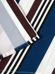 Stripe Graphic Print Casual Shirt for Summer