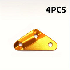 4pcs Aluminium Triangle Buckles Tent Canopy Windproof Rope Buckle
