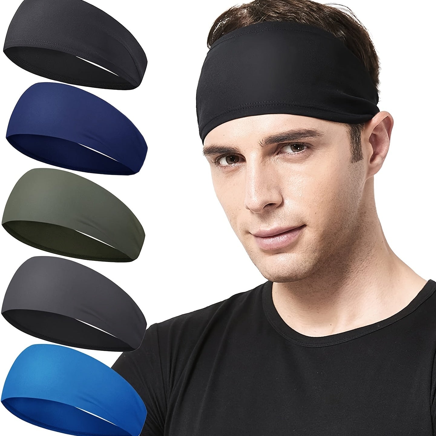 Men's Quick-drying Sweat-absorbing Fitness Headband