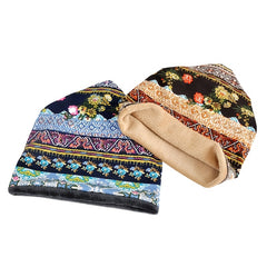 Slouch Sports Knitted Beanie Cap Headscarf Winter Hat Cap Slouchy Snood Hat