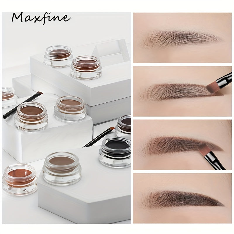 Long Lasting Eyebrow Enhancers Set with Waterproof Pomade