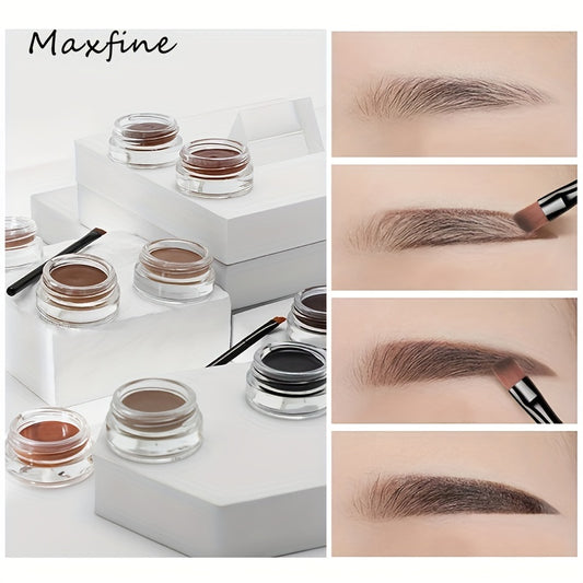 Long Lasting Eyebrow Enhancers Set with Waterproof Pomade