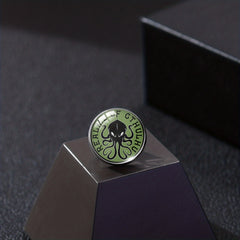 Steampunk Kazoo Symbol Collar Pin Shirt Charm
