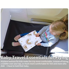 Kids Airplane Footrest Travel Bed Hammock