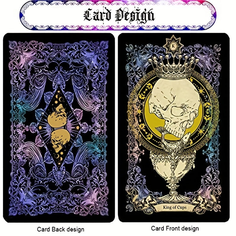 Wandering Spirit Gothic Dark Tarot Mini Cards with QRCode Guidebook