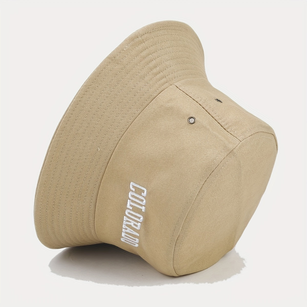 Letter Embroidery Bucket Hat UV Protection Sunshade Basin Hat